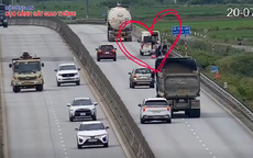 Xử lý tài xế xe 16 chỗ dừng trên cao tốc nhưng không đặt cảnh báo