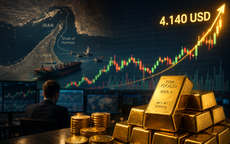 Giá vàng thế giới vượt 4.100 USD