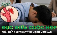 Nam thanh niên 29 tuổi bất ngờ gục giữa cuộc họp giao ban sáng, suýt vỡ mạch máu não