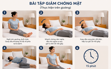 7 bài tập giúp giảm chóng mặt và cải thiện thăng bằng