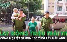 Cõng mẹ liệt sĩ hơn 100 tuổi đi lấy mẫu ADN, hành trình lay động triệu trái tim