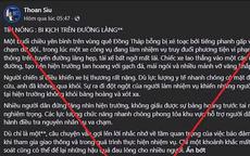 Thông tin 'xe công vụ truy đuổi người vi phạm khiến 1 chiến sĩ tử vong' là bịa đặt