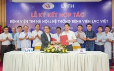 Hệ thống Bệnh viện Lạc Việt và Bệnh viện Tim Hà Nội hợp tác nâng cao chất lượng điều trị tim mạch