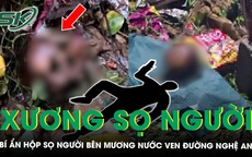 Rùng mình phát hiện xương sọ người bên mương nước ở Nghệ An, công an phong tỏa hiện trường điều tra