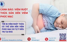 3 trẻ bị vỡ ruột thừa biến chứng viêm phúc mạc vì gia đình
chủ quan tự điều trị khi đau bụng