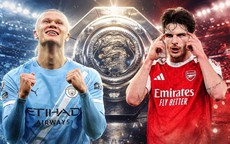 Kênh và link xem trực tiếp Siêu cúp Anh 2026 - Arsenal vs Man City