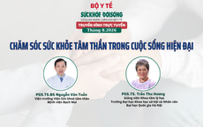 Truyền hình trực tuyến: "CHĂM SÓC SỨC KHỎE TÂM THẦN TRONG CUỘC SỐNG HIỆN ĐẠI"