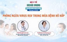 Truyền hình trực tuyến: 'PHÒNG NGỪA VIRUS RSV TRONG MÙA BỆNH HÔ HẤP'