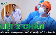 Người phụ nữ bị liệt cả 2 chân vì u tủy hồi phục ngoạn mục