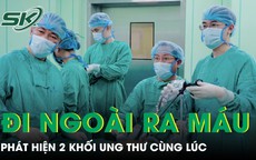 Đi ngoài ra máu một tuần người đàn ông phát hiện 2 khối ung thư cùng lúc