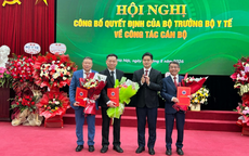 Bộ Y tế trao quyết định bổ nhiệm, bổ nhiệm lại và kéo dài thời gian giữ chức vụ PGĐ Học viện Y - Dược học cổ truyền Việt Nam