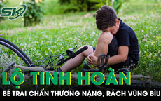 Bé trai 11 tuổi lộ tinh hoàn sau cú va mạnh vào ghi-đông xe đạp