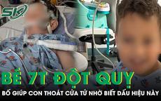 Bé trai 7 tuổi bất ngờ đột quỵ khi đang đi bơi, bố giúp con thoát cửa tử nhờ phát hiện dấu hiệu này
