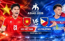 Kênh và link xem trực tiếp U23 Việt Nam vs U23 Philippines ngày 18/9