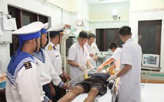 Tức tốc cứu ngư dân bị vỡ xương trán, gãy xương hàm, chấn động não