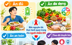 Người nhiễm HIV nên ăn thế nào để duy trì sức khỏe và hệ miễn dịch?