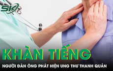 Uống thuốc không hết khàn tiếng, người đàn ông phát hiện ung thư thanh quản