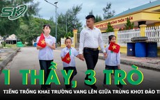 1 thầy, 3 trò và tiếng trống khai trường giữa trùng khơi đảo Trần