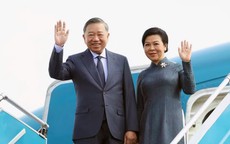 Tổng Bí thư, Chủ tịch nước Tô Lâm cùng Phu nhân lên đường thăm cấp Nhà nước tới Nga, thăm chính thức Pháp