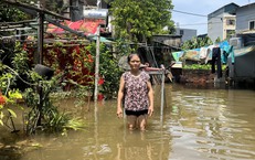 H&#224;ng trăm hộ d&#226;n phố Mi&#234;u Nha, T&#226;y Mỗ khốn khổ sống trong cảnh nước ngập m&#234;nh m&#244;ng