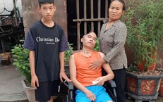 Xót xa hoàn cảnh người đàn ông đơn thân chăm mẹ già và con nhỏ gặp tai nạn nghiêm trọng cần tiền ghép sọ não