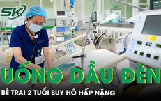 B&#233; trai 2 tuổi suy h&#244; hấp nặng do uống nhầm dầu thắp đ&#232;n
