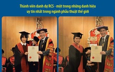 Hai b&#225;c sĩ Việt Nam nhận chứng chỉ th&#224;nh vi&#234;n danh dự của tổ chức ngoại khoa h&#224;ng đầu thế giới