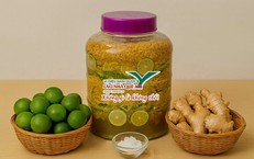 Chanh gừng đường ph&#232;n hỗ trợ tăng cường đề kh&#225;ng tự nhi&#234;n trong m&#249;a bệnh h&#244; hấp