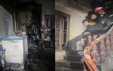 Nh&#224; 3 tầng ch&#225;y dữ dội trong đ&#234;m, 3 người được cứu kịp thời