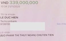 Người đ&#224;n &#244;ng nhận được 339 triệu đồng từ t&#224;i khoản lạ, c&#243; h&#224;nh động bất ngờ 