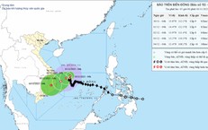 B&#227;o số 15 di chuyển chậm bất thường tr&#234;n Biển Đ&#244;ng, chuẩn bị tiến v&#224;o v&#249;ng biển Gia Lai – Đắk Lắk 