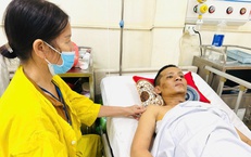 Nam thanh ni&#234;n nguy kịch v&#236; tai nạn giao th&#244;ng tr&#234;n đường đi mua thuốc cho bố nằm liệt đang rất cần sự gi&#250;p đỡ