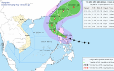 Khi v&#224;o Biển Đ&#244;ng, b&#227;o Fung Wong sẽ duy tr&#236; gi&#243; giật cấp 16