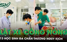 Sức khoẻ của 13 học sinh trong vụ xe c&#244;ng n&#244;ng tr&#244;i dốc mất kiểm so&#225;t