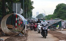 Hà Nội phân luồng giao thông tại Xuân Thủy và Đại lộ Thăng Long, người dân di chuyển thế nào?