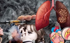 Nguy cơ hóa chất độc hại gây ảnh hưởng đến não bộ, tim mạch ẩn trong mỗi hơi thuốc lá điện tử