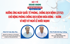 Truyền hình trực tuyến: Hưởng ứng ngày Quốc tế Phòng, chống dịch bệnh (27/12): Chủ động phòng chống dịch bệnh mùa đông – xuân vì một kỳ nghỉ lễ khỏe mạnh