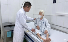 Phẫu thuật nội soi thành công cho cụ bà 105 tuổi bị viêm túi mật hoại tử, sỏi ống mật chủ