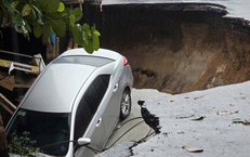 Đ&#224; Nẵng: Nguy&#234;n nh&#226;n ban đầu xuất hiện hố tử thần &#39;nuốt&#39; &#244; t&#244;