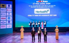 Herbalife Việt Nam đạt giải thưởng 'Thương Hiệu, Nhãn Hiệu Uy Tín Hàng Đầu Việt Nam' 2025