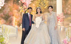 Cận cảnh nhan sắc &#39;đỉnh ch&#243;p&#39; của c&#244; d&#226;u Ti&#234;n Nguyễn trong ng&#224;y trọng đại