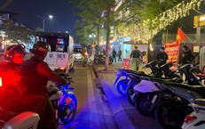 Bị kiểm tra nồng độ cồn, nam thanh ni&#234;n t&#244;ng xe m&#225;y v&#224;o CSGT