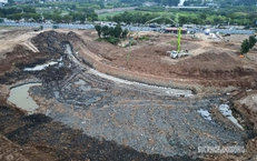 Hồ điều h&#242;a hơn 30ha giữa Thủ đ&#244; bước v&#224;o giai đoạn thi c&#244;ng tăng tốc