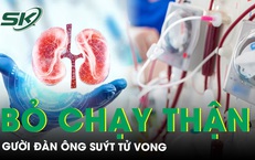 Su&#253;t tử vong v&#236; bỏ chạy thận định kỳ 