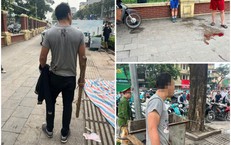 Kịp thời khống chế đối tượng nghi ng&#225;o đ&#225;, d&#249;ng gậy đ&#225;nh người đi đường ở Thanh Xu&#226;n
