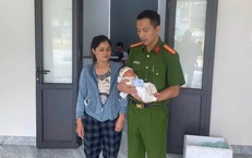 Tuần tra địa b&#224;n, Thiếu t&#225; c&#244;ng an x&#227; ph&#225;t hiện b&#233; trai sơ sinh bị bỏ rơi