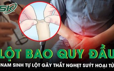 Tự lột bao quy đầu g&#226;y thắt nghẹt, nam sinh su&#253;t hoại tử v&#236; ngại n&#243;i với người lớn