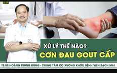 Cơn đau gout cấp xử l&#253; thế n&#224;o?
