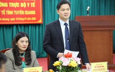 Thứ trưởng Thường trực Bộ Y tế Vũ Mạnh Hà làm việc với ngành Y tế tỉnh Tuyên Quang