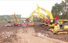 Khởi công đường kết nối cầu Tứ Liên với cao tốc Hà Nội - Thái Nguyên